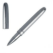 Personalise Rollerball Pen Stripe Chrome - Custom Eco Friendly Gifts Online