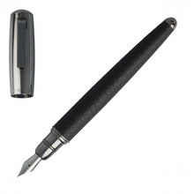 Personalise Fountain Pen Pure Leather Black - Custom Eco Friendly Gifts Online