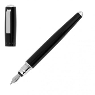 Personalise Fountain Pen Pure Cloud Black - Custom Eco Friendly Gifts Online