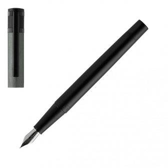 Personalise Fountain Pen Explore Brushed Grey - Custom Eco Friendly Gifts Online