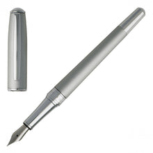 Personalise Fountain Pen Essential Matte Chrome - Custom Eco Friendly Gifts Online