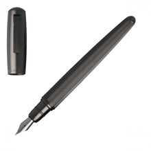 Personalise Fountain Pen Pure Matte Dark Chrome - Custom Eco Friendly Gifts Online