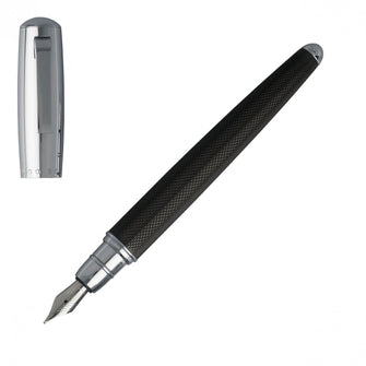 Personalise Fountain Pen Pure Black - Custom Eco Friendly Gifts Online