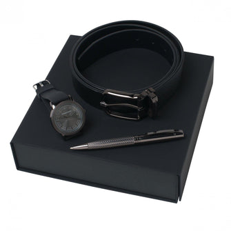 Personalise Set Christian Lacroix (ballpoint Pen, Watch & Belt) - Custom Eco Friendly Gifts Online