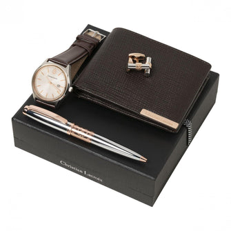 Personalise Set More (ballpoint Pen, Money Wallet, Watch & Cufflinks) - Custom Eco Friendly Gifts Online