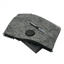 Personalise Set Element Grey (ballpoint Pen & Scarve) - Custom Eco Friendly Gifts Online