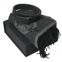 Personalise Set Christian Lacroix Grey (cufflinks, Belt & Scarve) - Custom Eco Friendly Gifts Online