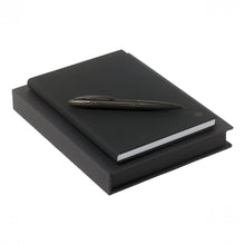 Personalise Set Christian Lacroix Black (ballpoint Pen & Note Pad A5) - Custom Eco Friendly Gifts Online