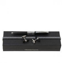 Personalise Set More Black (ballpoint Pen & Cufflinks) - Custom Eco Friendly Gifts Online