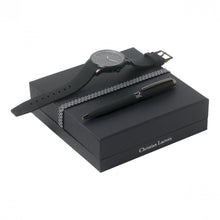 Personalise Set Chorus Black (ballpoint Pen & Watch) - Custom Eco Friendly Gifts Online
