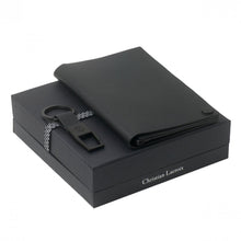 Personalise Set Christian Lacroix Black (key Ring & Travel Wallet) - Custom Eco Friendly Gifts Online