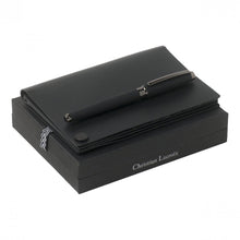 Personalise Set Chorus Black (rollerball Pen & Travel Wallet) - Custom Eco Friendly Gifts Online