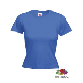 Personalise Women Colour T shirt Valueweight - Custom Eco Friendly Gifts Online