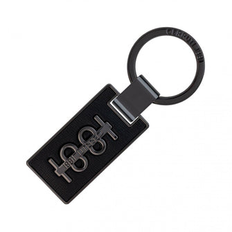 Personalise Key Ring Irving Black - Custom Eco Friendly Gifts Online