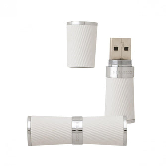 Personalise Usb Stick Dune White 16gb - Custom Eco Friendly Gifts Online