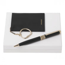 Personalise Set Nina Ricci Noir (ballpoint Pen & Card Holder) - Custom Eco Friendly Gifts Online