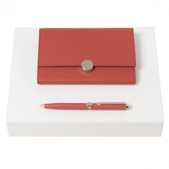 Personalise Set Mã©daillon Coquelicot (ballpoint Pen & Case) - Custom Eco Friendly Gifts Online