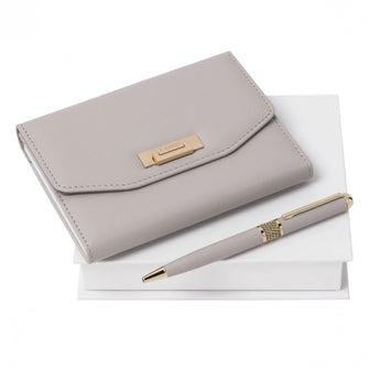 Personalise Set Nina Ricci Galet (ballpoint Pen & Note Pad A6) - Custom Eco Friendly Gifts Online