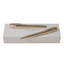 Personalise Set Ramage Gold (ballpoint Pen & Rollerball Pen) - Custom Eco Friendly Gifts Online