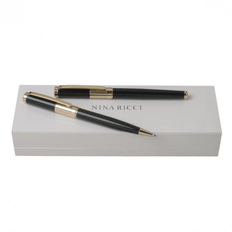 Personalise Set Eclat Gold (ballpoint Pen & Rollerball Pen) - Custom Eco Friendly Gifts Online