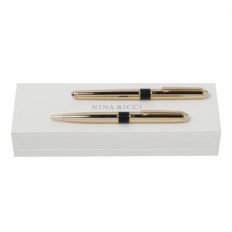 Personalise Set Intense Noir (ballpoint Pen & Rollerball Pen) - Custom Eco Friendly Gifts Online