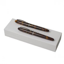 Personalise Set Panache Ecaille (rollerball Pen & Fountain Pen) - Custom Eco Friendly Gifts Online