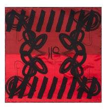 Personalise Silk Scarf Reflection Red - Custom Eco Friendly Gifts Online
