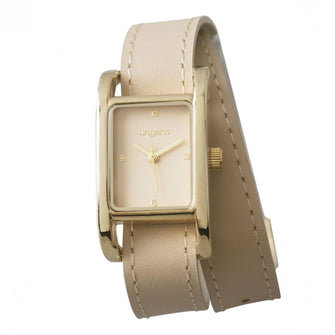 Personalise Watch Sienna Nude & Gold - Custom Eco Friendly Gifts Online