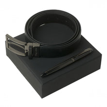 Personalise Set Alesso Black (ballpoint Pen & Belt) - Custom Eco Friendly Gifts Online