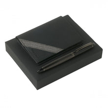 Personalise Set Alesso Black (ballpoint Pen & Card Holder) - Custom Eco Friendly Gifts Online