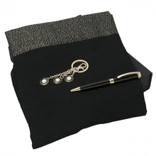 Personalise Set Ungaro (ballpoint Pen, Key Ring & Scarve) - Custom Eco Friendly Gifts Online