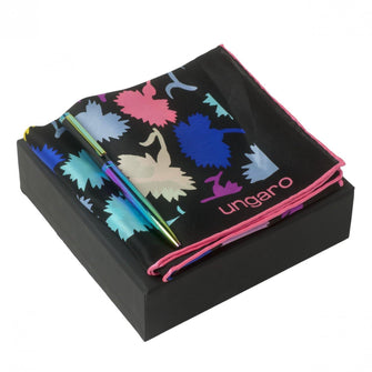 Personalise Set Neon (ballpoint Pen & Silk Scarf) - Custom Eco Friendly Gifts Online