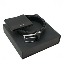Personalise Set Ungaro Black (wallet & Belt) - Custom Eco Friendly Gifts Online