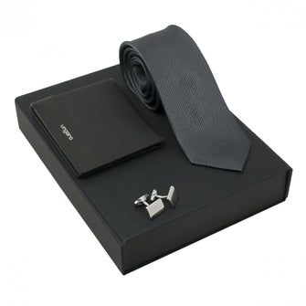 Personalise Set Ungaro (wallet, Cufflinks & Silk Tie) - Custom Eco Friendly Gifts Online