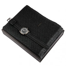 Personalise Set Ungaro Black (watch & Scarve) - Custom Eco Friendly Gifts Online