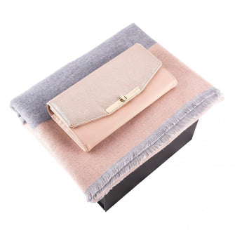 Personalise Set Pia Nude (lady Purse & Scarve) - Custom Eco Friendly Gifts Online