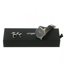 Personalise Set Ungaro Blue (watch & Cufflinks) - Custom Eco Friendly Gifts Online