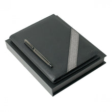 Personalise Set Alesso Black (rollerball Pen & Folder A5) - Custom Eco Friendly Gifts Online