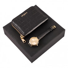 Personalise Set Lina Black (mini Wallet & Watch) - Custom Eco Friendly Gifts Online