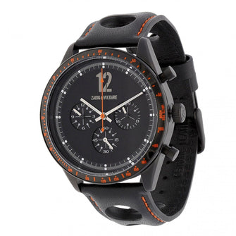 Personalise Chronograph Master Black Leather m3s m m901 - Custom Eco Friendly Gifts Online